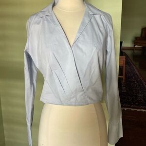 Abercrombie Cropped Collared Shirt